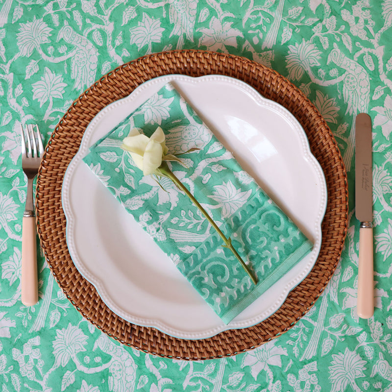 Jade Garden Tablecloth