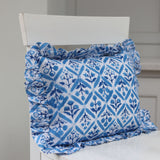 Blue Trellis Cushion Cover - SALE